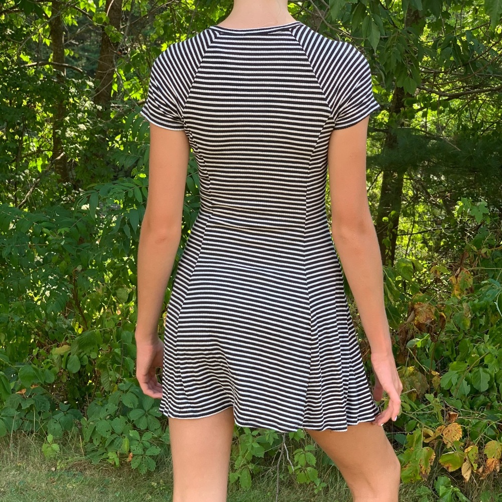 Black and white dress
